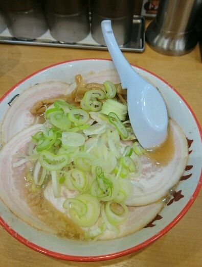 「醤油チャーシューめん」@こってりらーめん なりたけ 幕張店の写真