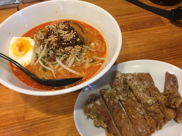 「排骨担々麺 2辛」@かつぎやの写真