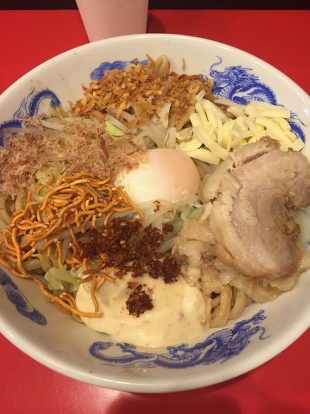 「まぜそば大盛」@ジャンクガレッジ 大宮駅前店の写真