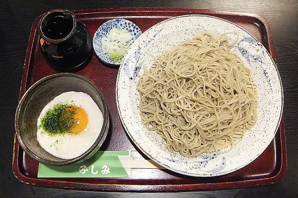 「つけとろそば(大盛)」@手打そば ふしみの写真