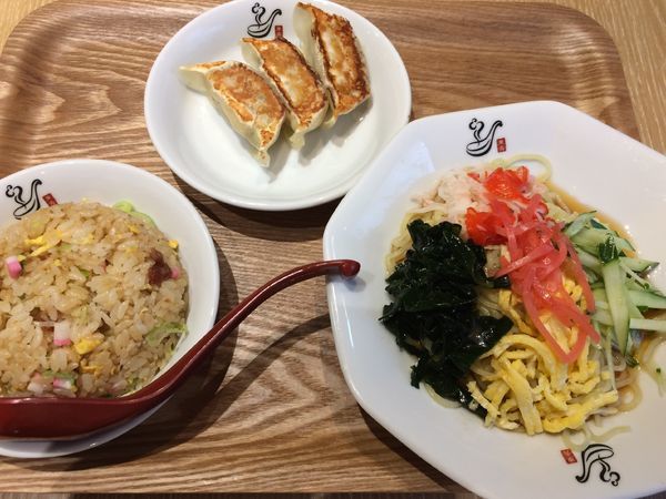 「ミニ冷し中華ランチ730円」@れんげ食堂 Toshu 戸越公園店の写真