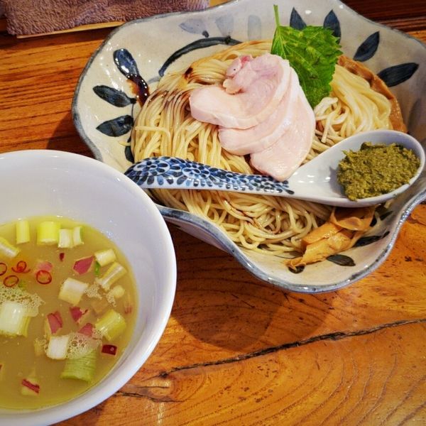「純牡蠣つけそば ８８０円」@中華そば 先崎の写真