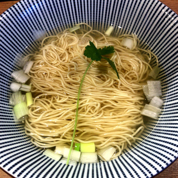 「かけそば（塩）600円」@麺屋 椿丸の写真
