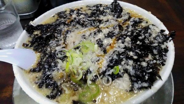 「岩のりラーメン　大油」@らーめん潤 蒲田店の写真