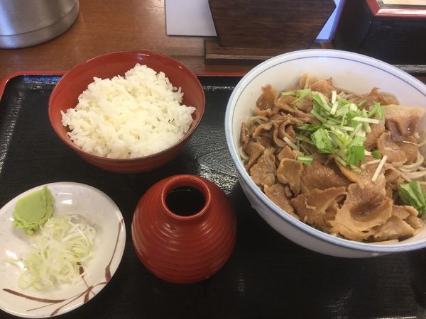 「冷やし肉そば 670円」@みとう庵 東京流通センタービル店の写真