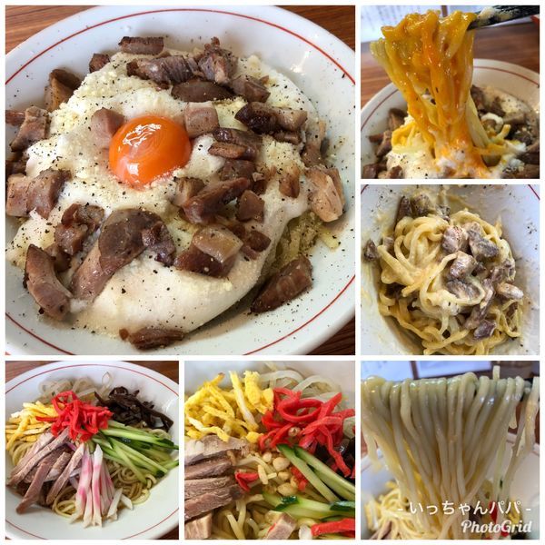 「限定） 煮干し香る冷し中華 800円&冷し肉ボ 850円」@niboの写真