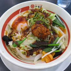 台湾野菜まぜめん(辛シビ)：637円