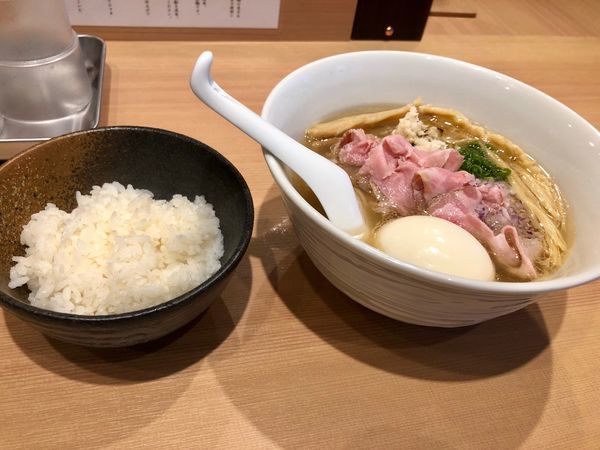 「特製らぁ麺＋白米」@らぁ麺 鳳仙花の写真