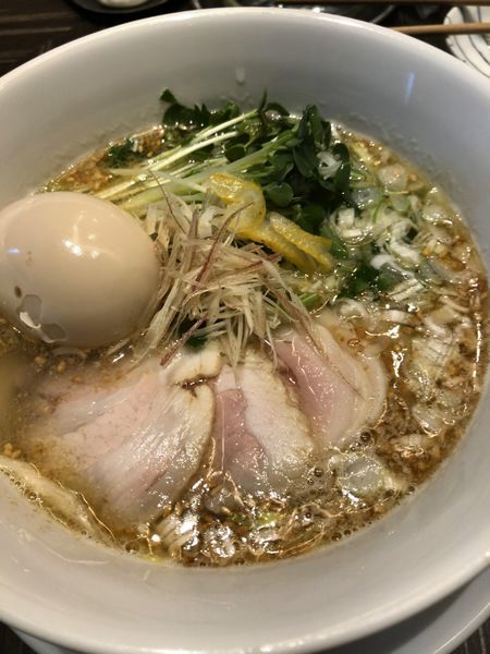 「中華蕎麦 塩 全部付 ¥1200」@中華蕎麦 三藤の写真