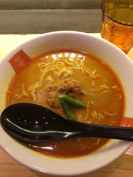 「カレー担々麺730円」@四条富小路 麺屋虎杖 有楽町の写真