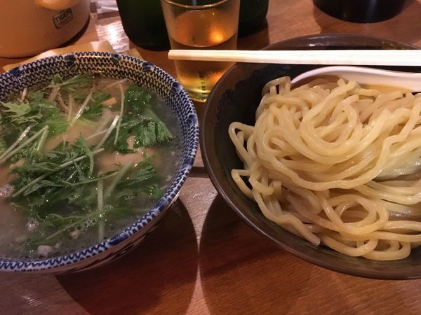 「塩つけ麺 並」@大衆らーめん酒場 桔梗の写真