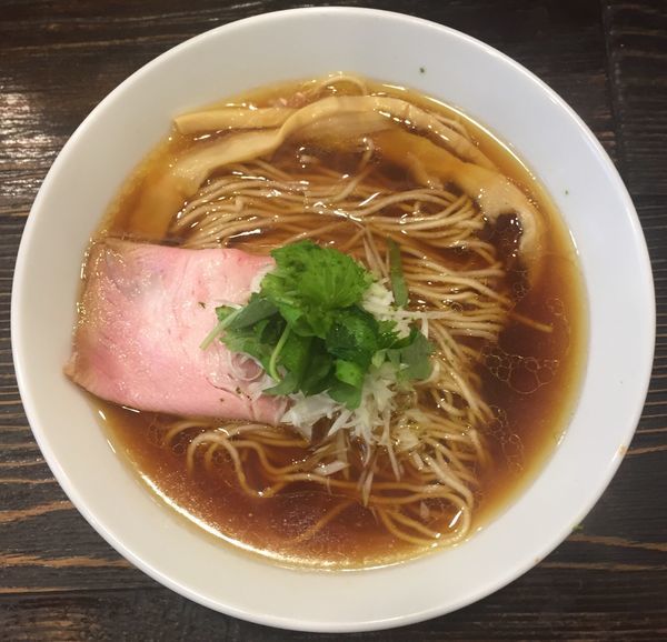 「中華そば醤油750円」@中華そば 向日葵の写真