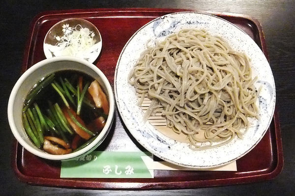 「鶏汁そば(大盛)」@手打そば ふしみの写真