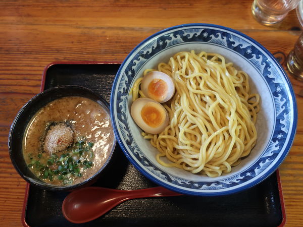 「濃厚味噌つけ麺＋味玉」@麺場 もっけいの写真