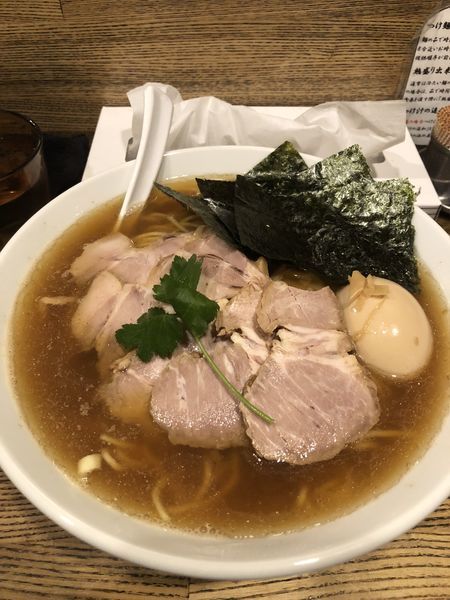 「特製平子煮干しそば」@新橋 纏の写真