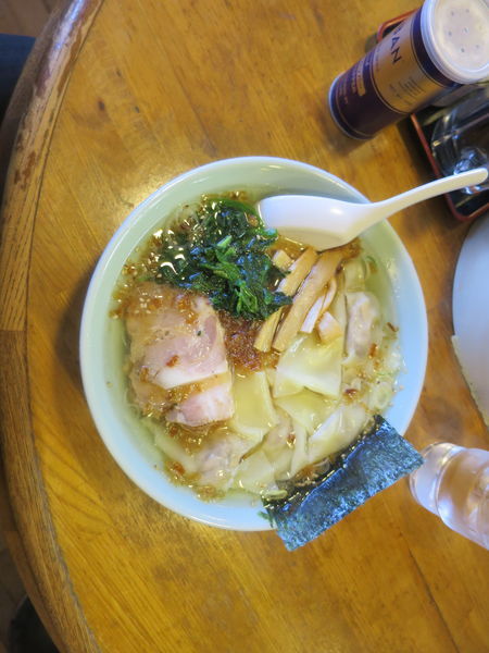 「ワンタンメン＋揚げネギ」@佐野ラーメン たかのの写真