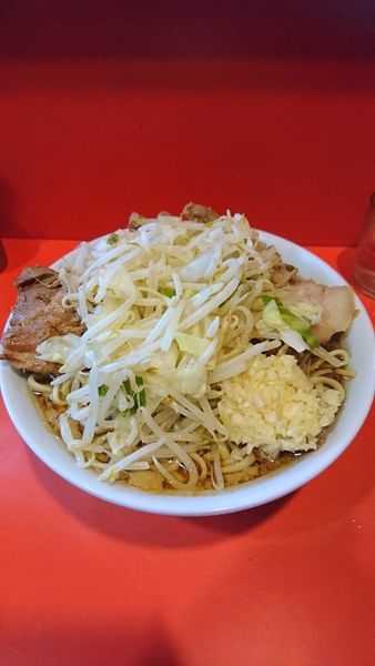 「豚入りラーメン」@ラーメン二郎 仙川店の写真