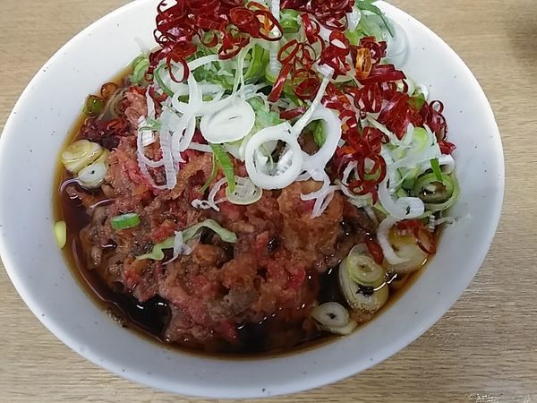 「JKBそば」@一由そば 日暮里店の写真