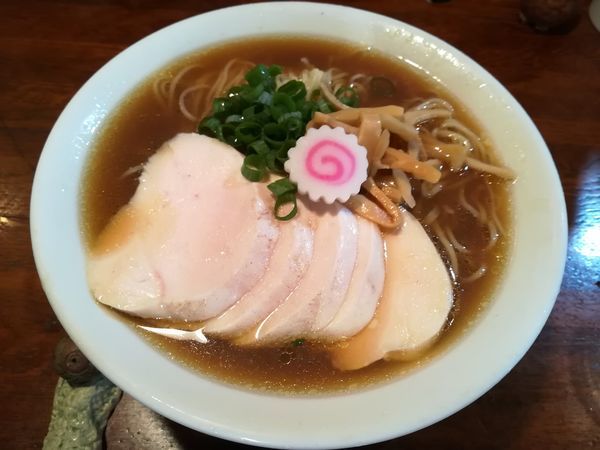「8/7 限定　冷やしハマグリ和風ら～めん(醤油)大盛り　鶏チャー」@麺酒処 ふくろうの写真