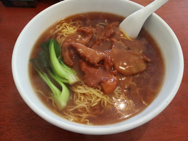 「8/1 排骨湯麺750円　大盛り150円」@中華料理 隆昌の写真