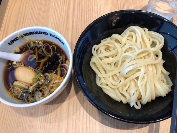 「味玉つけ麺 ライト」@UNDER GROUND RAMEN 頑者 グランエミオ所沢店の写真