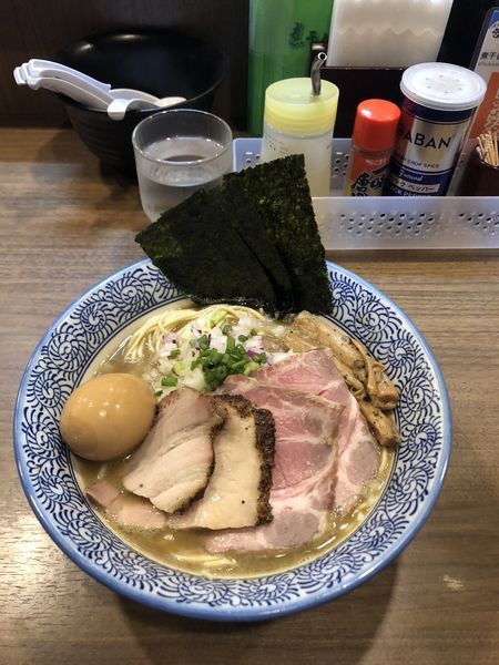 「特製極上濃厚煮干しそば」@煮干しつけ麺 宮元の写真
