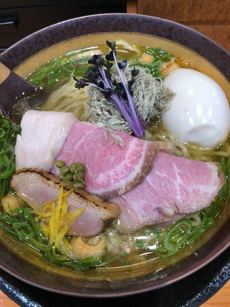 「《木金限定》白だし鷄そば ¥1000＋味玉 ¥200」@麺LABOひろの写真