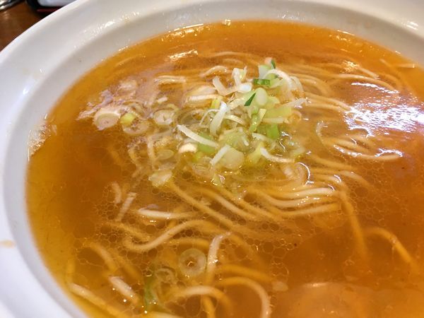 「［平日限定］素ラーメン 塩 エビ風味」@はりけんラーメンの写真