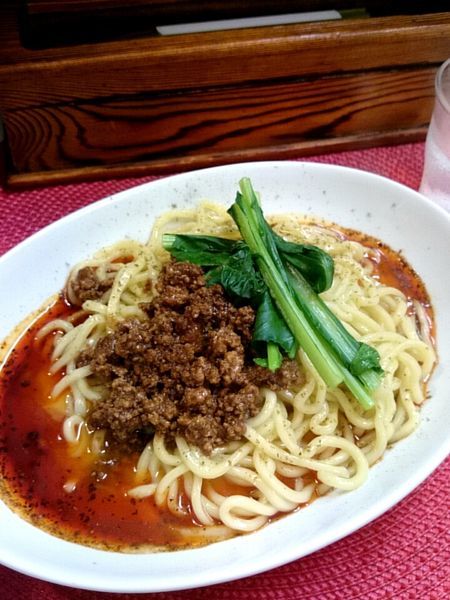 「濃厚汁なし担々麺」@麺や金時の写真