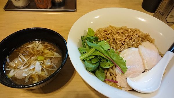「煮干生姜水 煮干つけ麺 中盛」@麺屋Mの写真