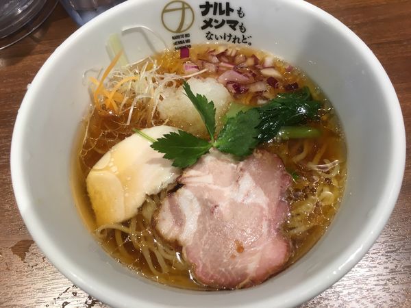 「秋刀魚煮干しの冷やしらーめん880円（8月限定）」@ナルトもメンマもないけれど。の写真