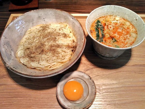 「期間限定 担々つけそば」@支那そば かでかるの写真