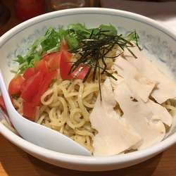 鶏塩冷やし(期間限定)太麺大盛(650円＋200円)