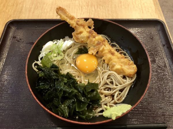 「朝そば」@立ちそば処 つぼみ家 四谷店の写真