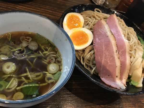 「鶏のサッパリつけそばwith鴨 900円」@だし廊 -DASHIRO-の写真