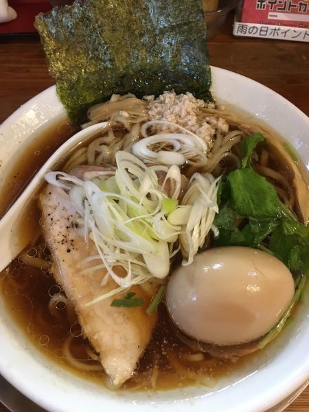 「鶏親子そば＋替え玉」@鶏そばムタヒロの写真