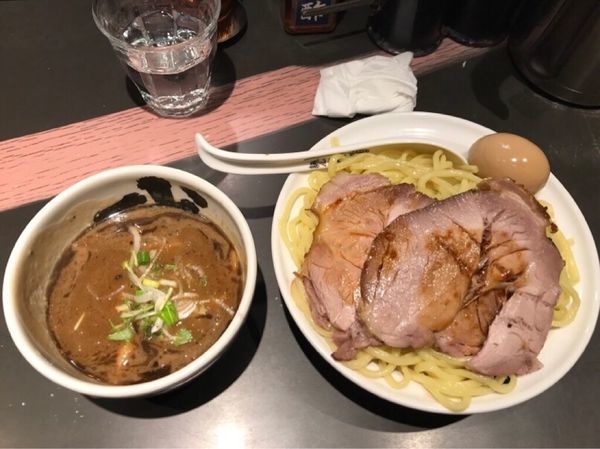 「相傳つけ麺黒 ¥1,100」@麺屋武蔵 武骨相傳の写真