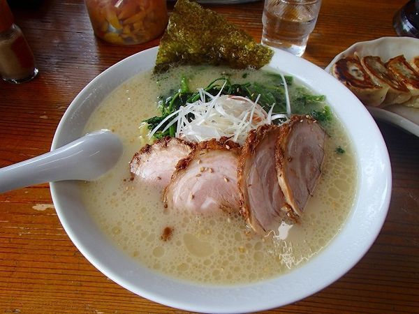 「エビ塩麺(大)（トッピングチャーシュー＋）」@一刻の写真