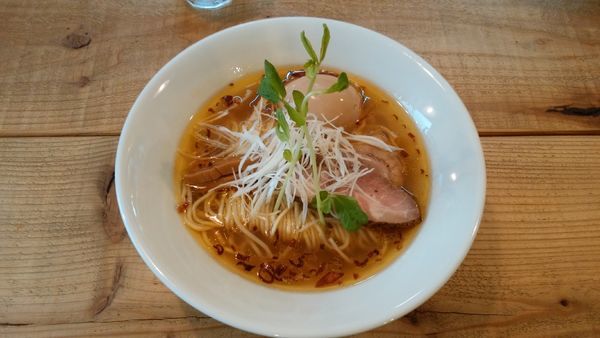 「味玉kiri_Soba(潮)＋和え玉(白)」@The Noodles & Saloon Kiriyaの写真
