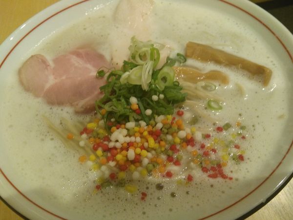 「濃厚鶏そば（大盛）¥800」@濃厚鶏そば 葵の写真