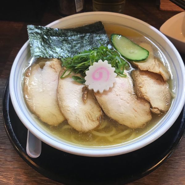 「冷やし肉そば」@東京煮干中華そば 三三㐂 大森の写真