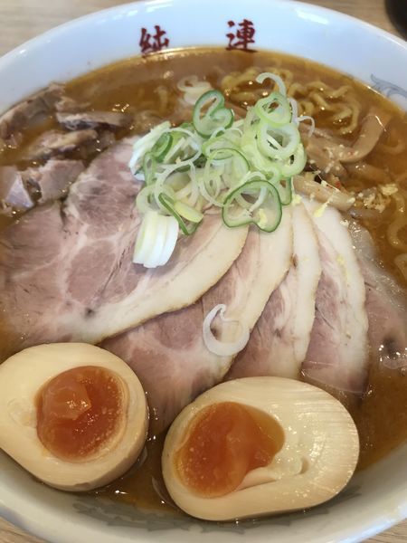 「味玉味噌、チャーシュー、大盛」@さっぽろ純連 札幌本店の写真