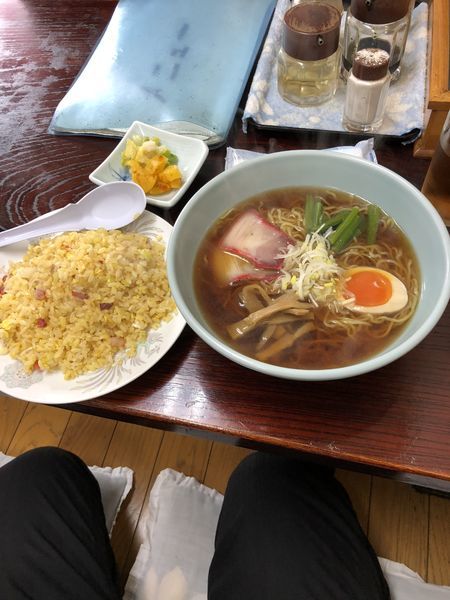 「ラーメンチャーハンセット」@わかみやの写真