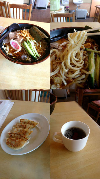 「『冷めたぁ～いラーメン+餃子(￥800+ランチ時￥230)』」@大龍の写真