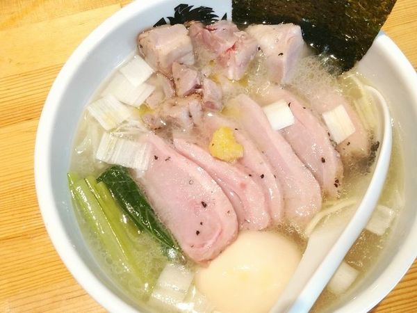 「特製鴨中華そば（塩）」@満鶏軒の写真