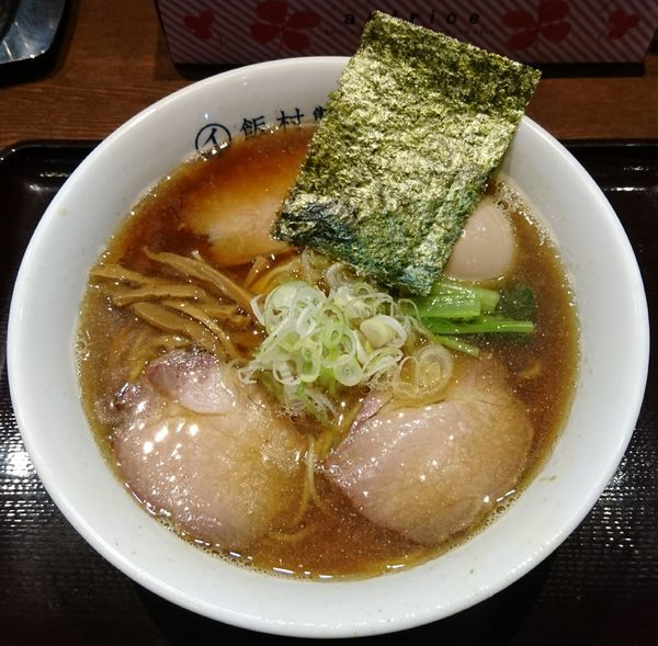 「中華そば醤油＋味玉」@中華そば 飯村製作所の写真