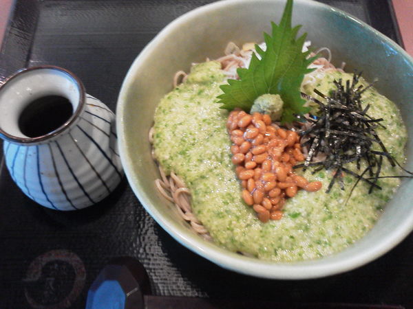 「ねばとろそば大盛 1015円」@味の民芸 所沢小手指店の写真