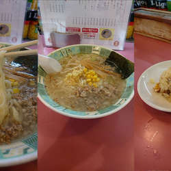 『塩しょうがらーめん+ミニチャーハン(￥720+無料)』