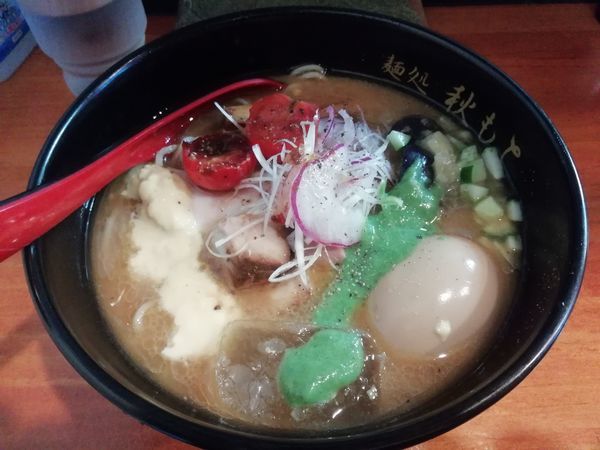 「味玉冷やし味噌（1200円）」@麺処 秋もとの写真