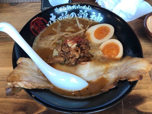 「特製純味噌ラーメン」@蔵出し熟成らーめん 味噌の鶏神 刈谷店の写真